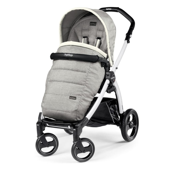 Фото Детская прогулочная коляска Peg-Perego Book S Plus Pop-Up, шасси White, реальные фотографии клиентов | Коляски-Кроватки.Ру