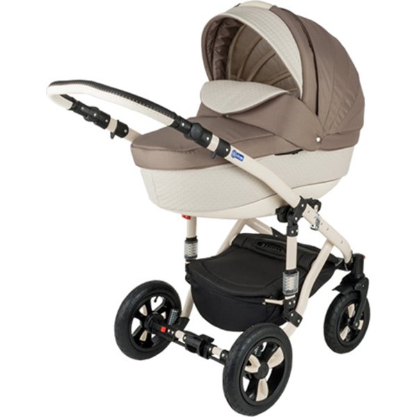 Фото Детская коляска Bebe-mobile Toscana Ecco 2 в 1, эко-кожа, реальные фотографии клиентов | Коляски-Кроватки.Ру