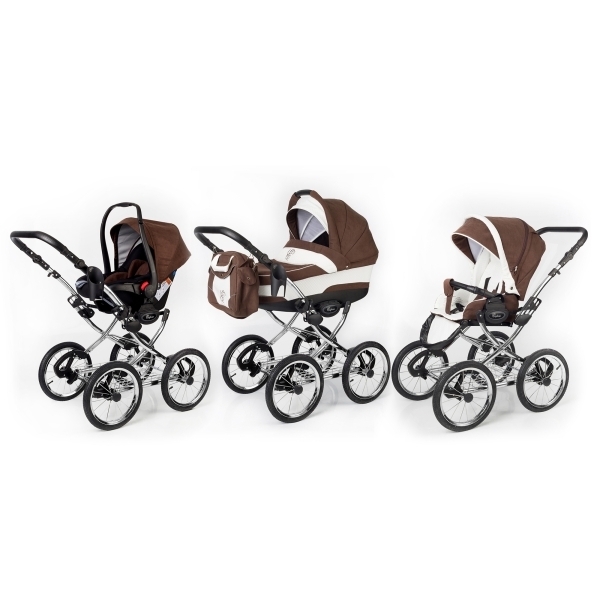 Фото Детская коляска Esspero Classic 3 в 1, шасси Chrome, реальные фотографии клиентов | Коляски-Кроватки.Ру