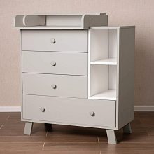 Детский комод PITUSO раскладной Monako (4 ящ)