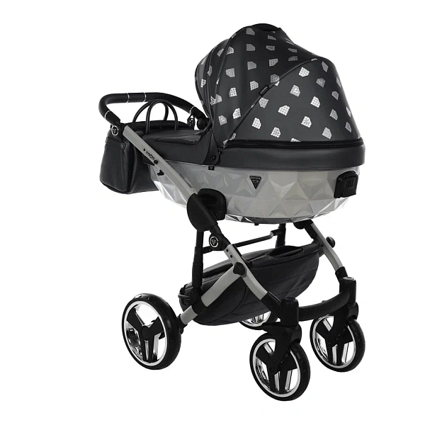 Детская коляска Junama Glow V2 3 в 1 на серебряной раме фото 6