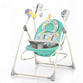 Детские колыбель-качели Carrello Nanny 3 в 1 CRL-0005 (Grey Dino 
						
					) — Фото