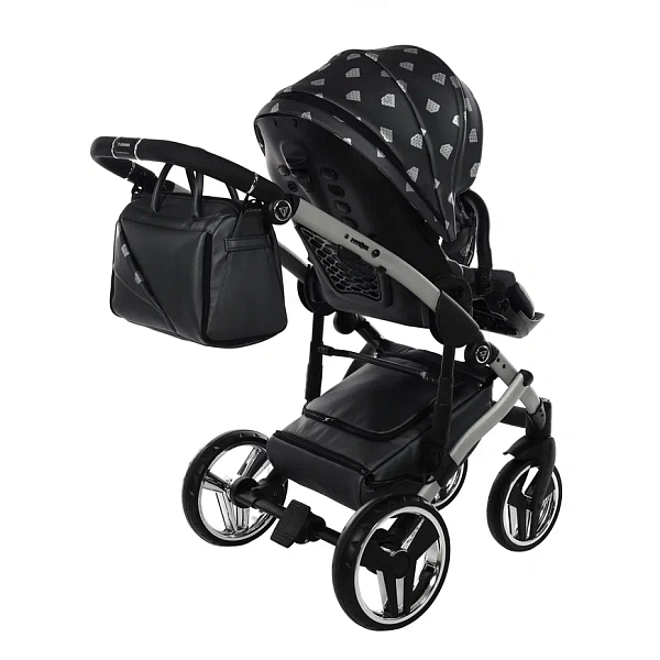 Детская коляска Junama Glow V2 3 в 1 на серебряной раме фото 22