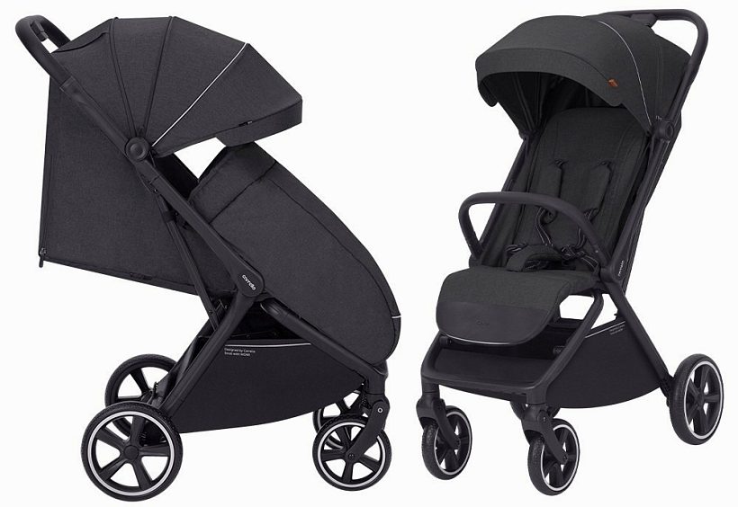 Детская прогулочная коляска Carrello Corsa, Frost Black — главный ракурс