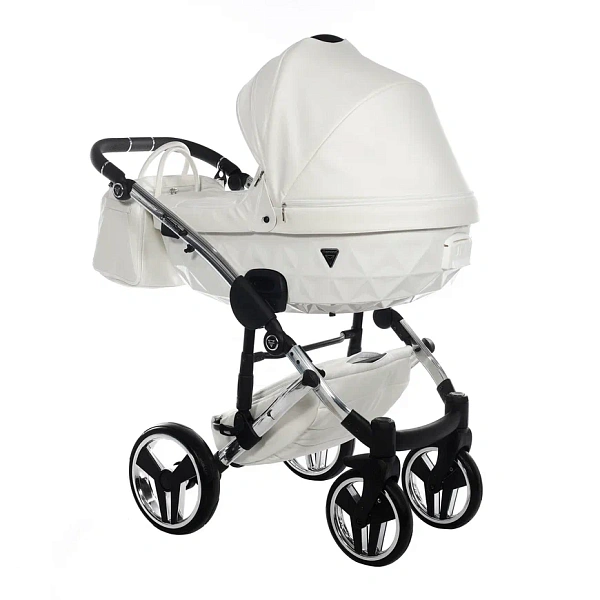 Детская коляска Junama Diamond Individual V2 2 в 1 на серебряной раме фото 4