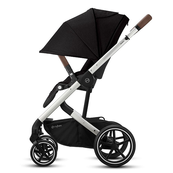 Детская прогулочная коляска Cybex Balios S Lux на серебряной раме фото 2