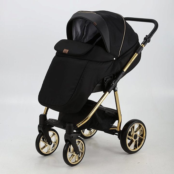 Детская коляска BeBe-Mobile Gusto Special Edition 2 в 1, ткань+экокожа — как выглядит в жизни