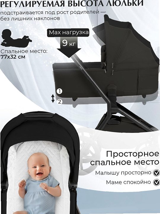 Детская коляска Sweet Baby Orso 2 в 1 — как выглядит в жизни