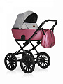 Детская коляска Riko Basic Ozon Shine Prestige 3 в 1 (01 розовый-серый
						
					) — Фото