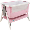 Приставная колыбель Tutti Bambini Cozee (White And Dusty Pink
						
					) — Фото