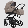 Детская коляска Bebetto Magnum Prima 2 в 1 (04 т.бежевая кожа
						
					) — Фото