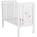Детская кроватка Micuna Little Chick (Микуна Литл Чик) 120*60 (White/Aquamarine) — Фото