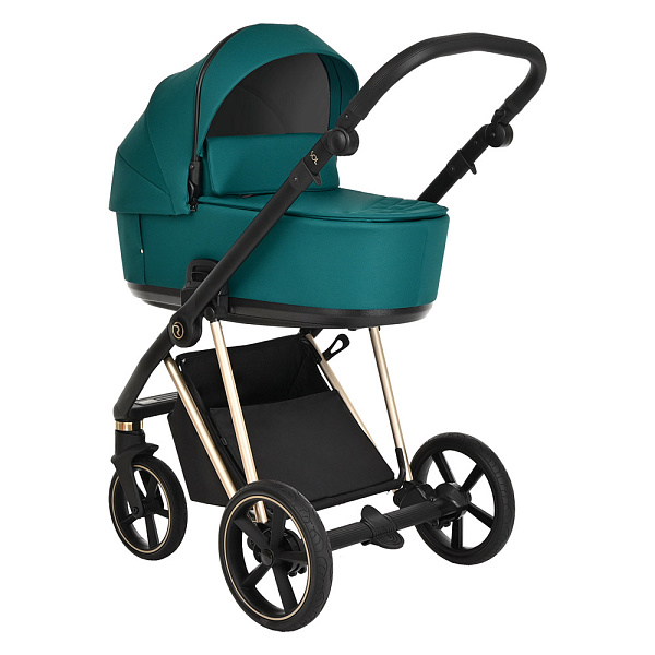 Детская коляска Roan Sol Luxury 2 в 1 на золотой раме фото 2