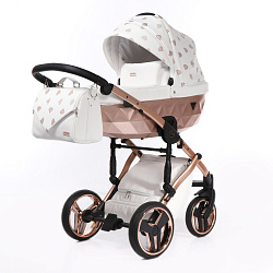 Детская коляска Junama Diamond Glow 2 в 1, эко кожа