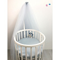 Балдахин Marele для кроватки Ellipsebed / Stokke 460453 и 460455 (460453 серо-голубой) — Фото
