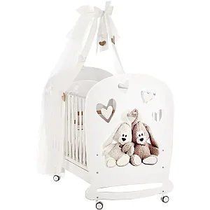 Детская кроватка Baby Expert Cremino by Trudi, полозья/ящик