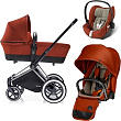 Детская коляска Cybex Priam Lux 3 в 1, шасси All Terrain Chrome - Фото