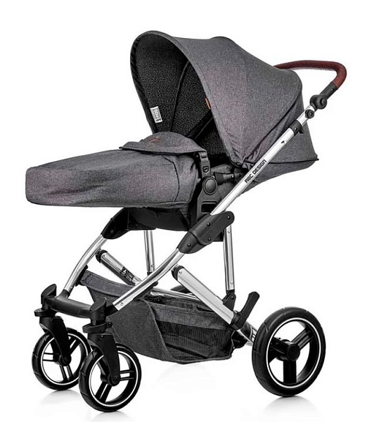 Детская коляска ABC-Design Catania 4 2023 2 в 1 на серебряной раме фото 12