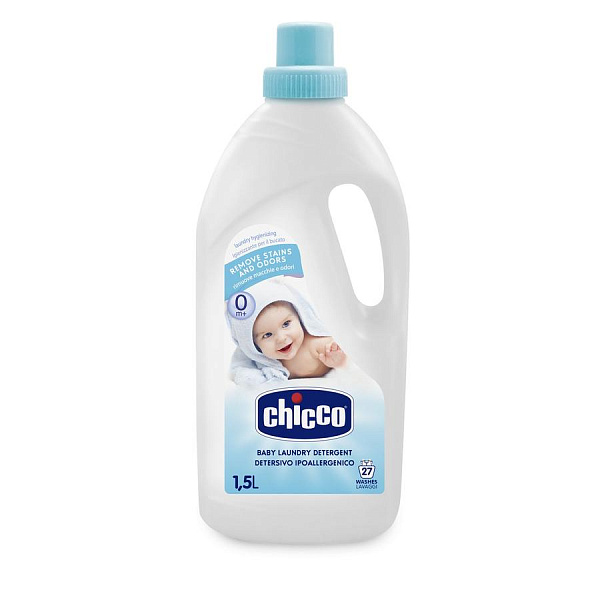 Средство для стирки детского белья Chicco, 1,5 л фото 1
