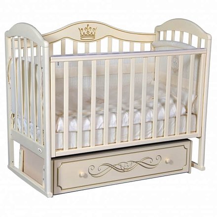 Детская кроватка Oliver Camilla Elegance, маятник/ящик