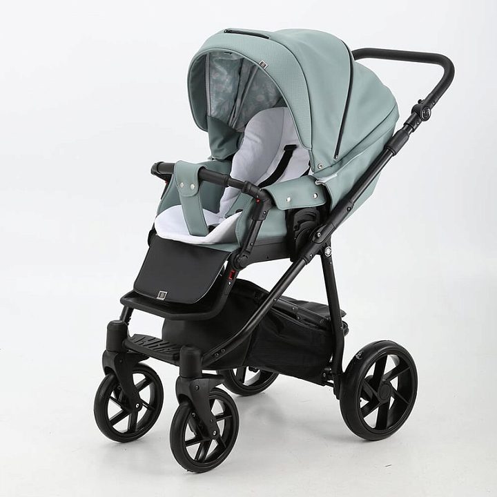 Детская коляска BeBe-Mobile Gusto Deluxe 3 в 1, экокожа — как выглядит в жизни