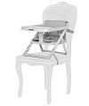 Бустер для кормления Carrello Ergo CRL-8403 (Light Grey
						
					) — Фото