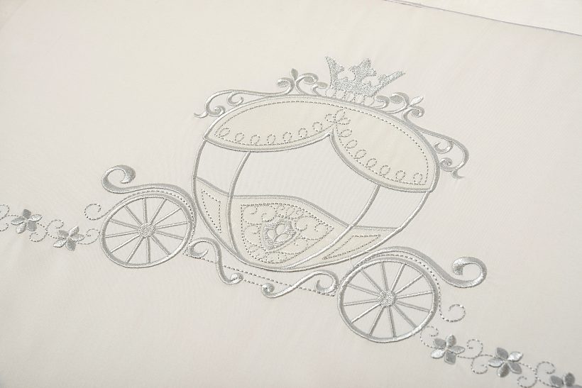 Комплект постельного белья для овальной кровати Nuovita Prestigio Pizzo (6 предметов) — как выглядит в жизни