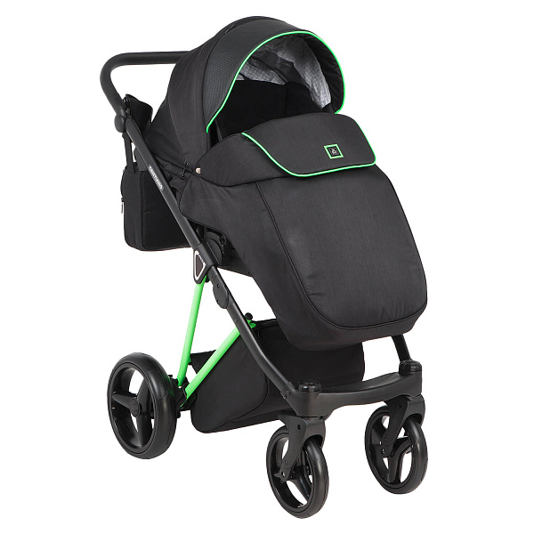 Детская коляска Adamex Cristiano Fluo 2 в 1 фото 4