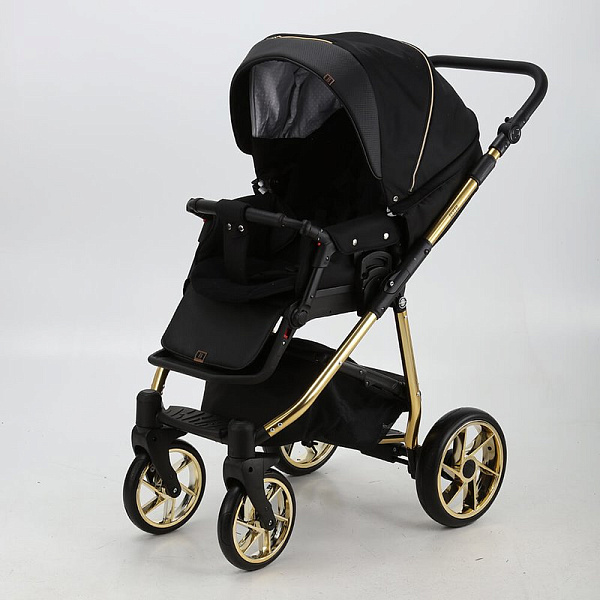 Детская коляска BeBe-Mobile Gusto Special Edition 2 в 1, ткань+эко-кожа фото 2