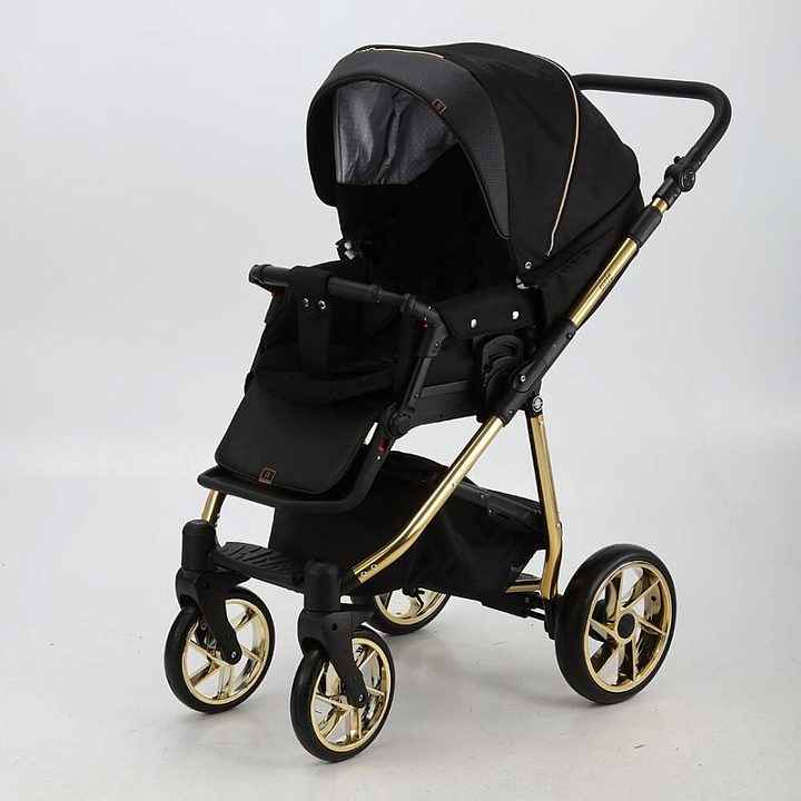 Детская коляска BeBe-Mobile Gusto Special Edition 2 в 1, ткань+экокожа — как выглядит в жизни