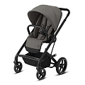 Детская прогулочная коляска Cybex Balios S Lux на черной раме (Soho Grey
						
					) — Фото