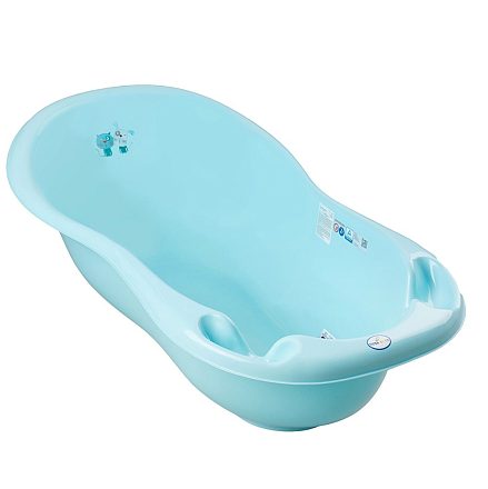 Детская ванночка Tega Baby Уточка, со сливом, 102 см