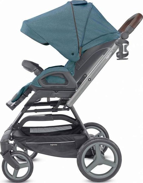 Детская коляска Inglesina Quad System 2 в 1 на шасси Quad Titanium Black Coffee — как выглядит в жизни