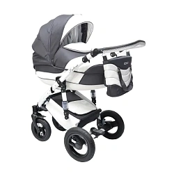 Детская коляска Aneco Futura New 2 в 1, эко-кожа, с конвертом