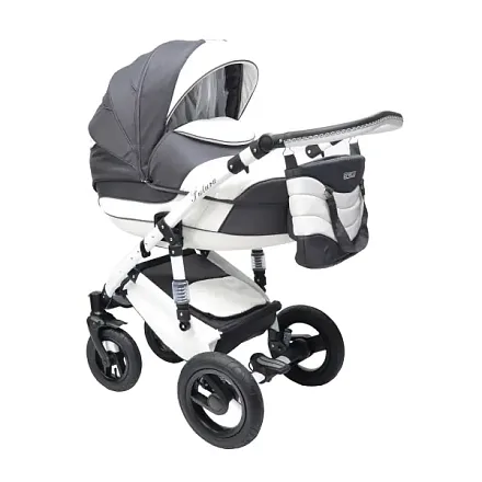Детская коляска Aneco Futura New 2 в 1, эко-кожа, с конвертом