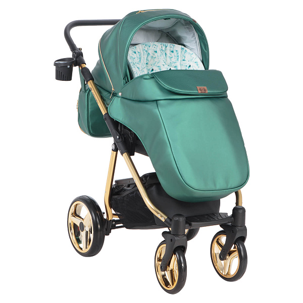 Детская коляска Adamex Reggio Shine Deluxe 2 в 1 фото 4