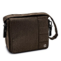 Сумка для мамы Moon Messenger Bag City Line (Brown Fishbone
						
					) — Фото