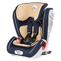Автомобильное кресло Mr Sandman Barcelona Isofix 9-36 кг (Синий/Бежевый
						
					) — Фото