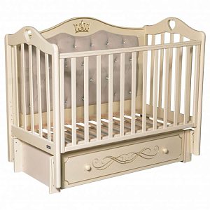 Детская кроватка Bellini Rouz Elegance Premium, универсальный маятник/ящик