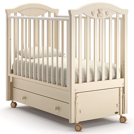 Детская кроватка Nuovita Lusso swing, продольный маятник