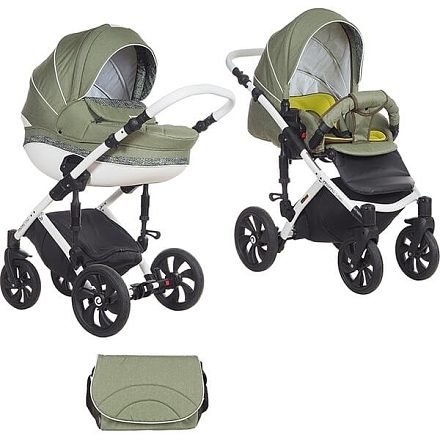 Детская коляска Tutis Mimi Style 2 в 1 на белой раме