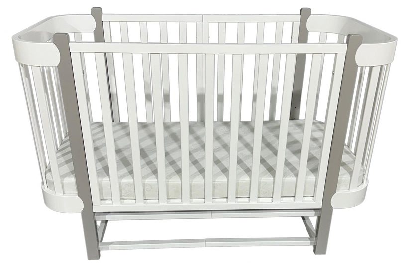 Детская кроватка Oliver Miley 3 в 1 продольный — как выглядит в жизни