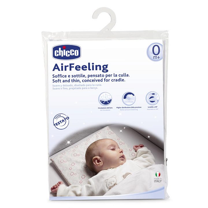 Детская подушка Chicco Airfeeling 320612010, 0 мес.+ — как выглядит в жизни