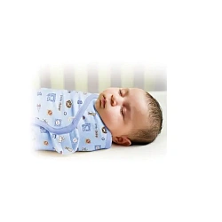 72150 Конверт для пеленания из хлопка на липучке Summer Infant SwaddleMe  размер s/m Маленький чемпион