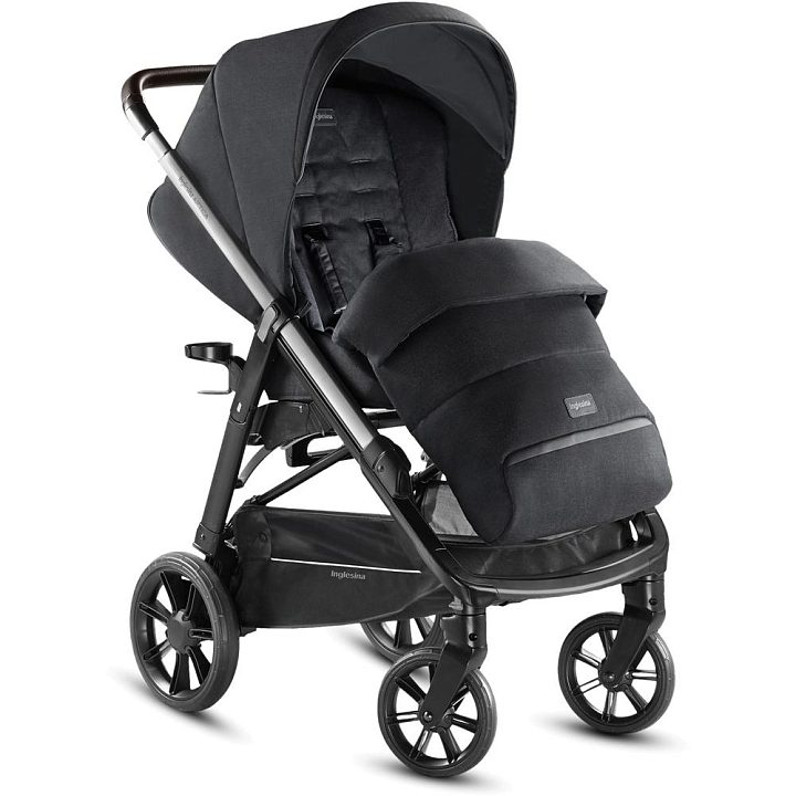 Детская коляска Inglesina Aptica System Quattro 4 в 1 на шасси Aptica Black — как выглядит в жизни