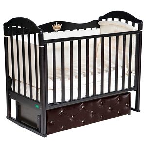 Детская кроватка Palermo Linda Premium, универсальный маятник/ящик