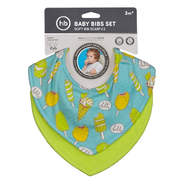 Набор нагрудников Happy Baby Baby Bibs Set (16010) фото 1
