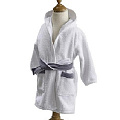 Детский махровый халат Red Castle Bathrobe 12-24 месяцев (030518/White-Grey) — Фото