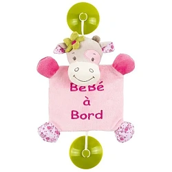 Автомобильный знак Nattou Baby on board Наттоу Беби он боард Manon & Alizee Коровка 521291