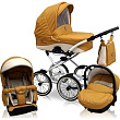 Детская коляска Nastella Luxe Prestige Eco 3 в 1, эко-кожа - Фото